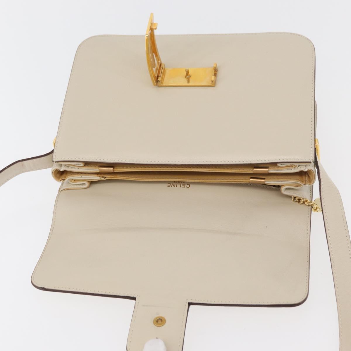 Celine Ivory Horse Carriage Shoulder Bag