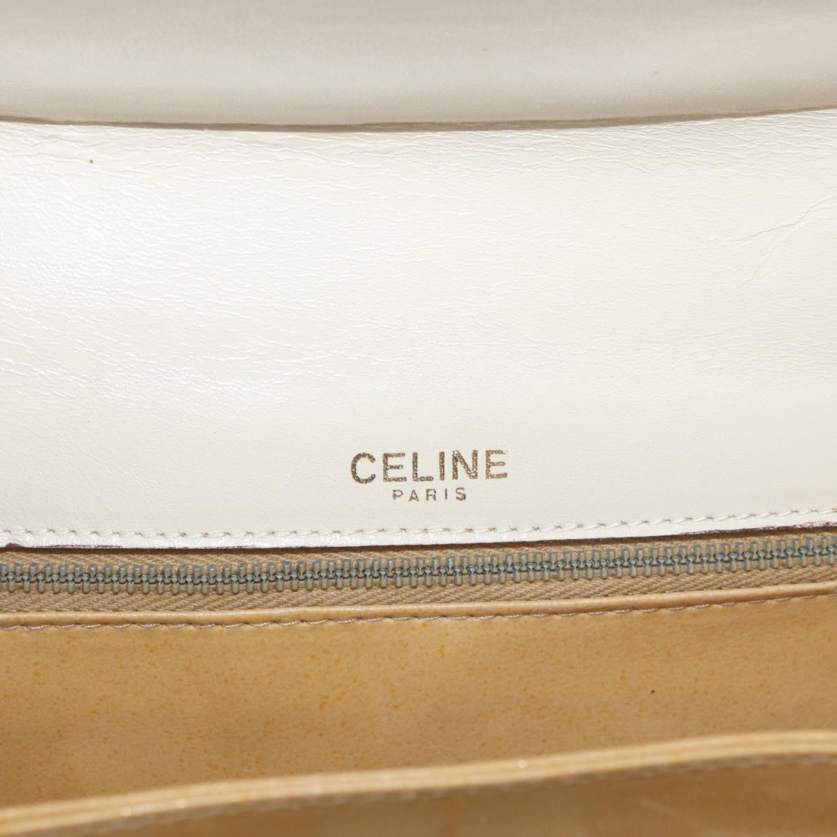 Celine Ivory Horse Carriage Shoulder Bag