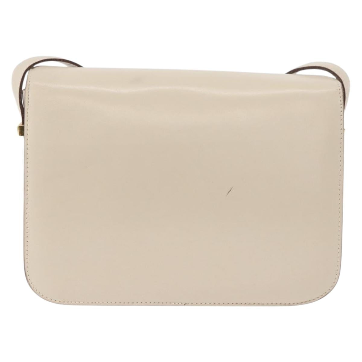 Celine Ivory Horse Carriage Shoulder Bag