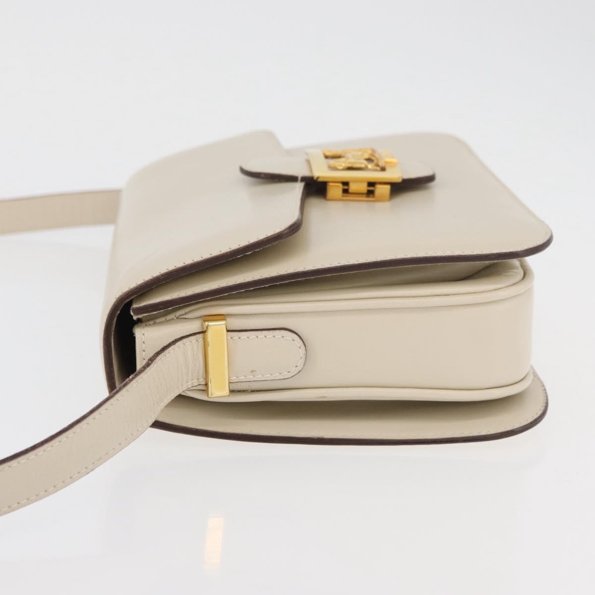 Celine Ivory Horse Carriage Shoulder Bag