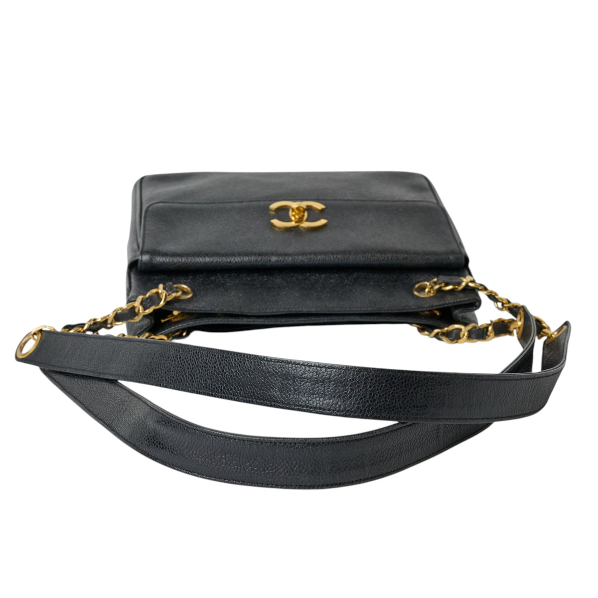 Vintage Chanel CC Logo Tote