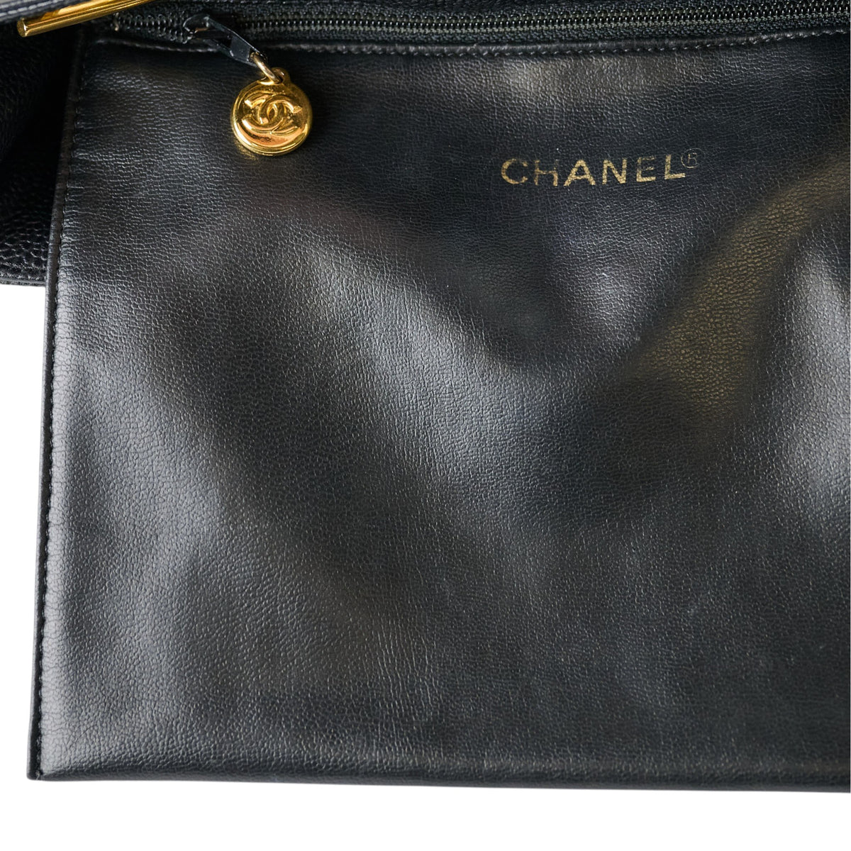 Vintage Chanel CC Logo Tote