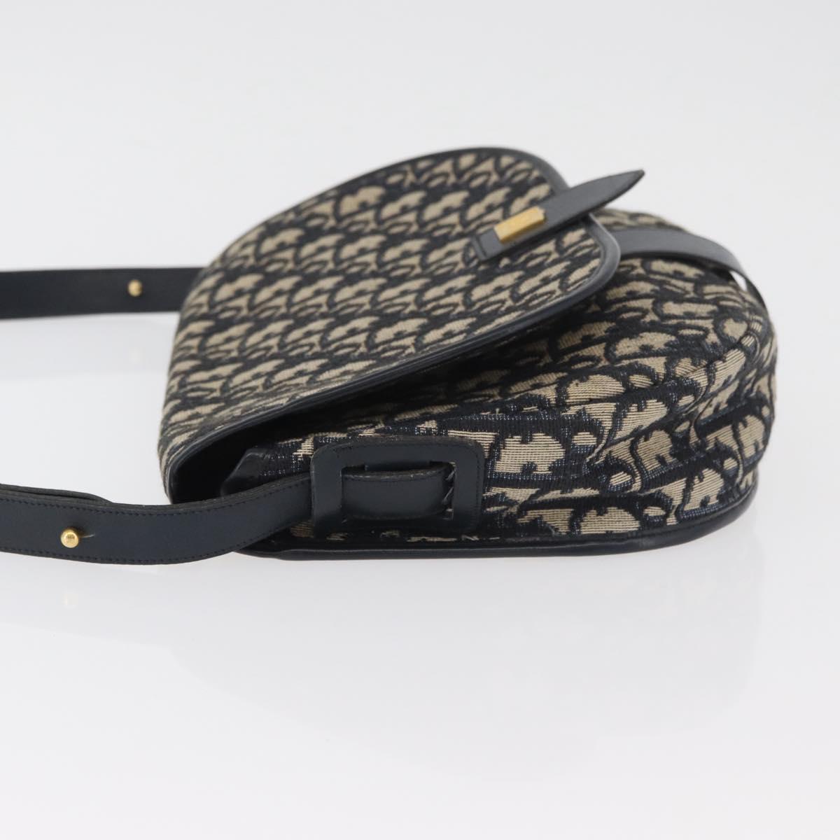 Christian Dior 1970s Oblique Half Moon Bag