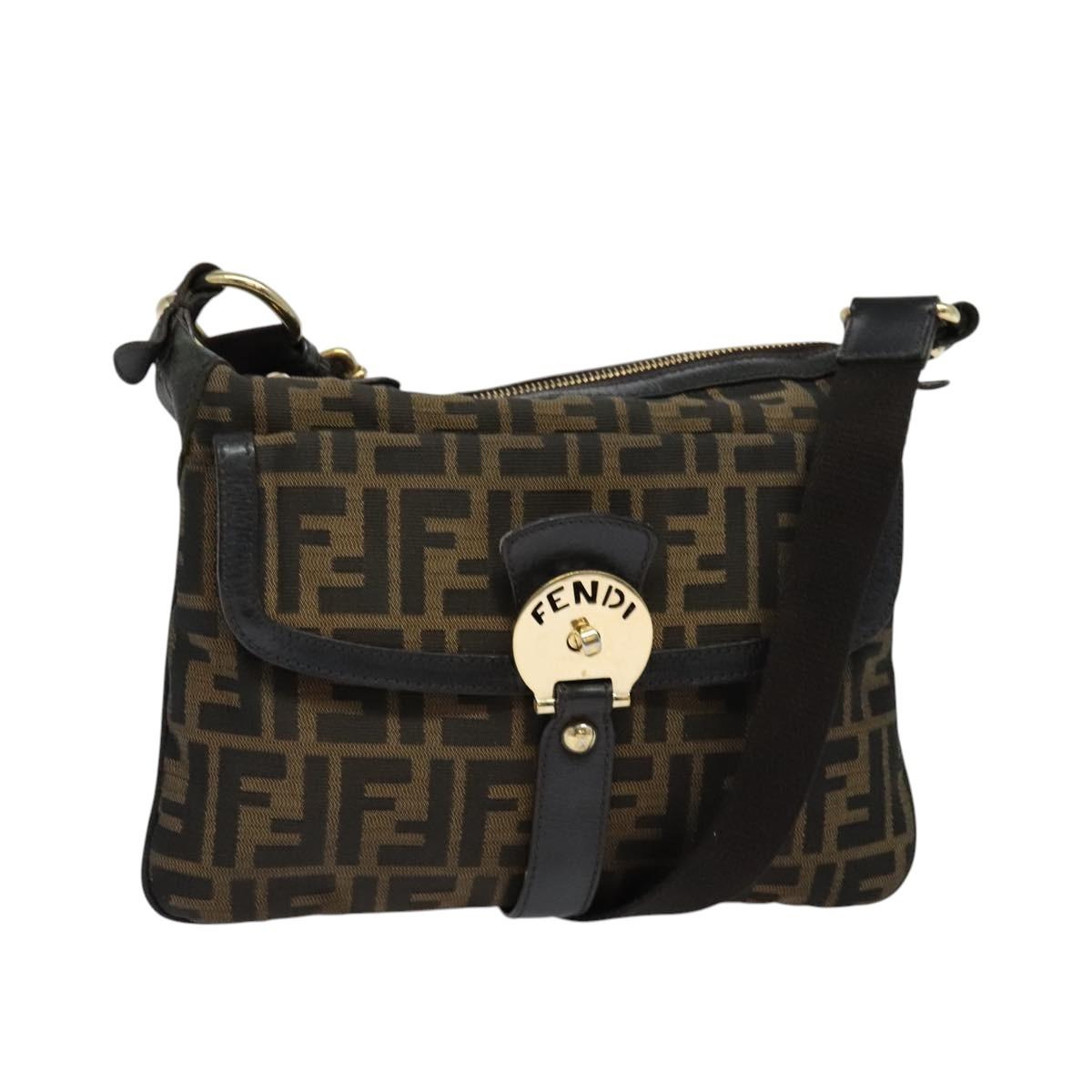Fendi Zucca Canvas Crossbody Bag