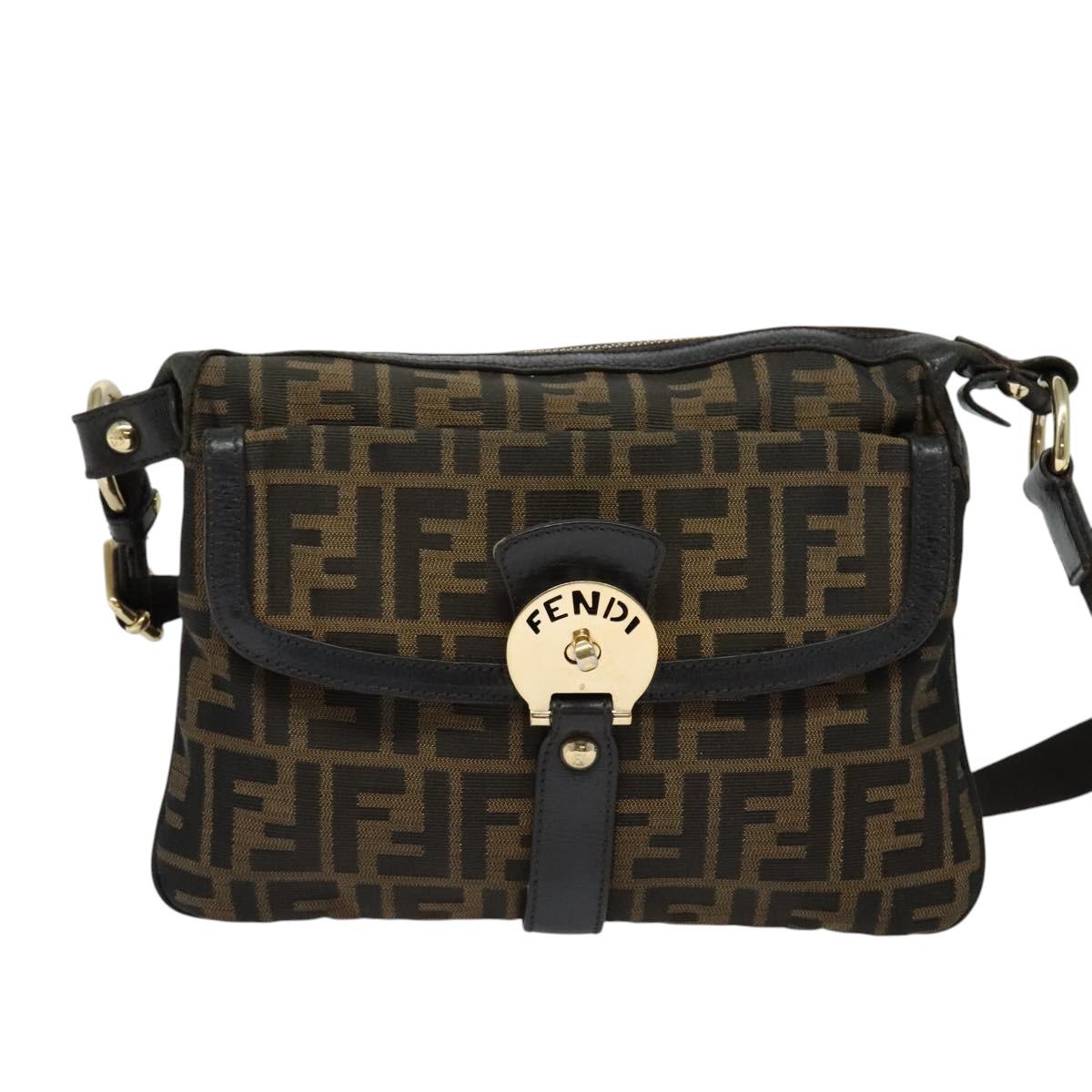 Fendi Zucca Canvas Crossbody Bag