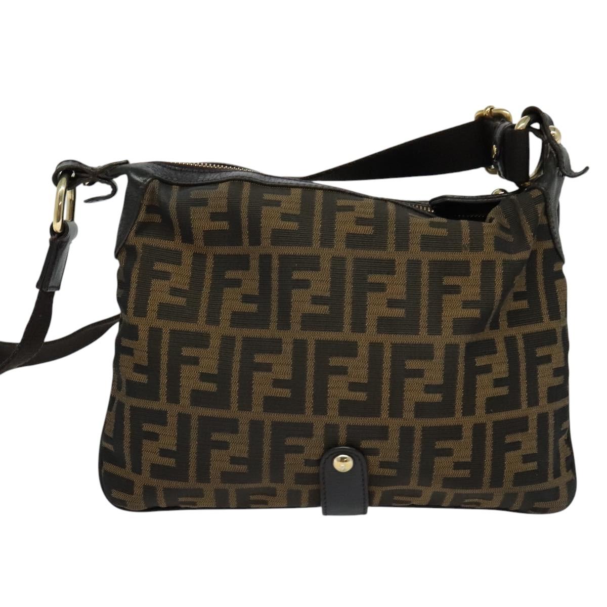Fendi Zucca Canvas Crossbody Bag