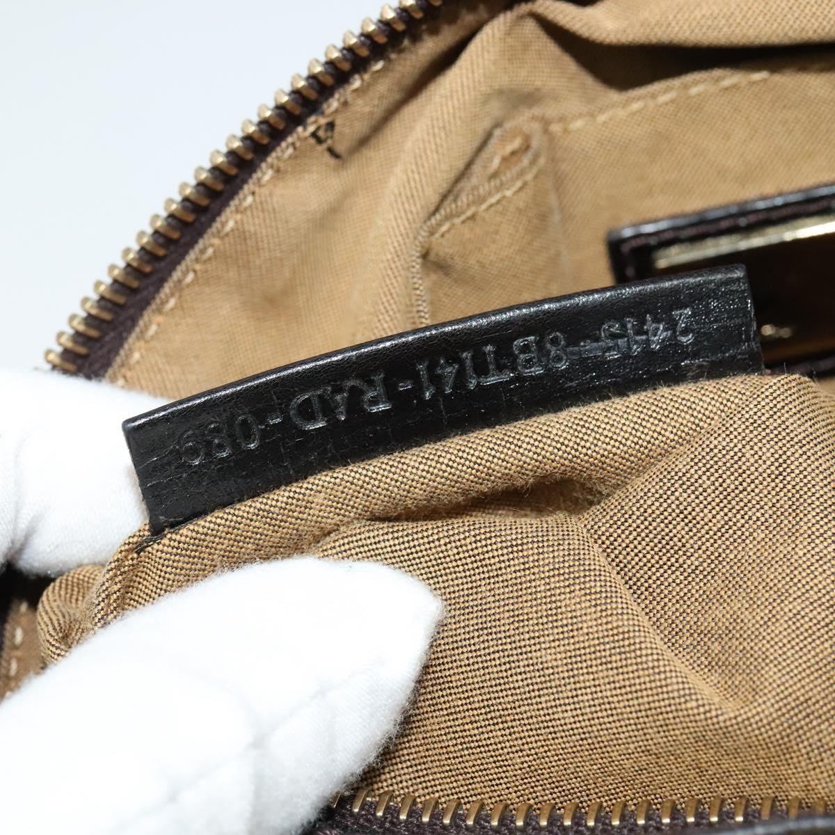 Fendi Zucca Canvas Crossbody Bag