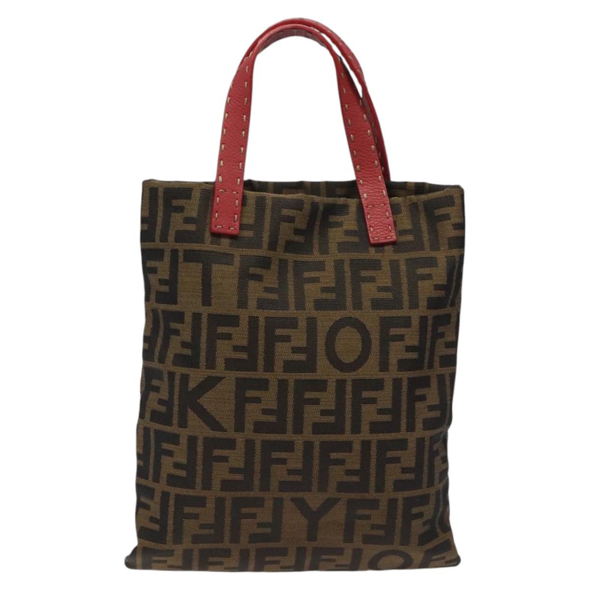 Fendi 2003 Zucca Sequin Tote Bag