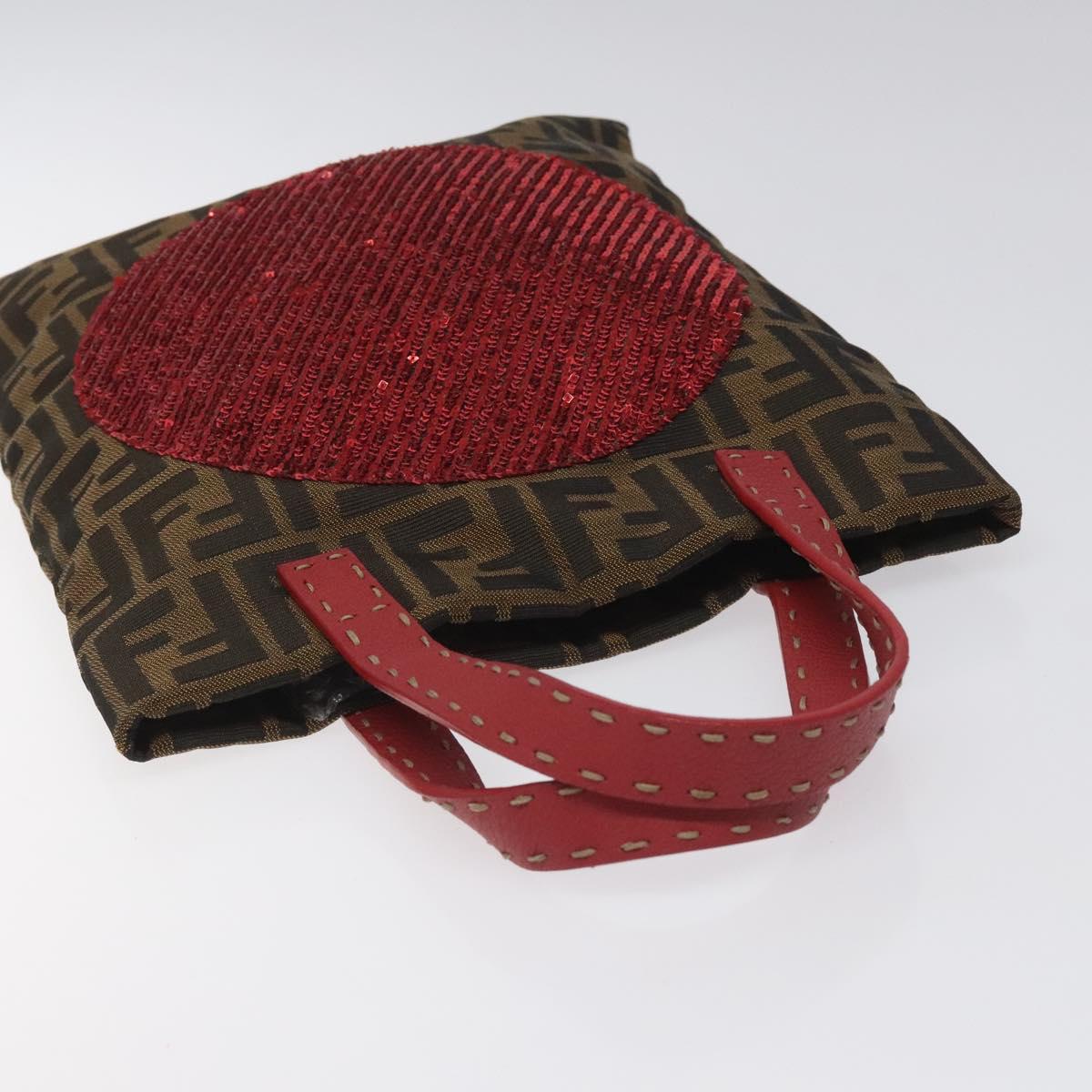 Fendi 2003 Zucca Sequin Tote Bag