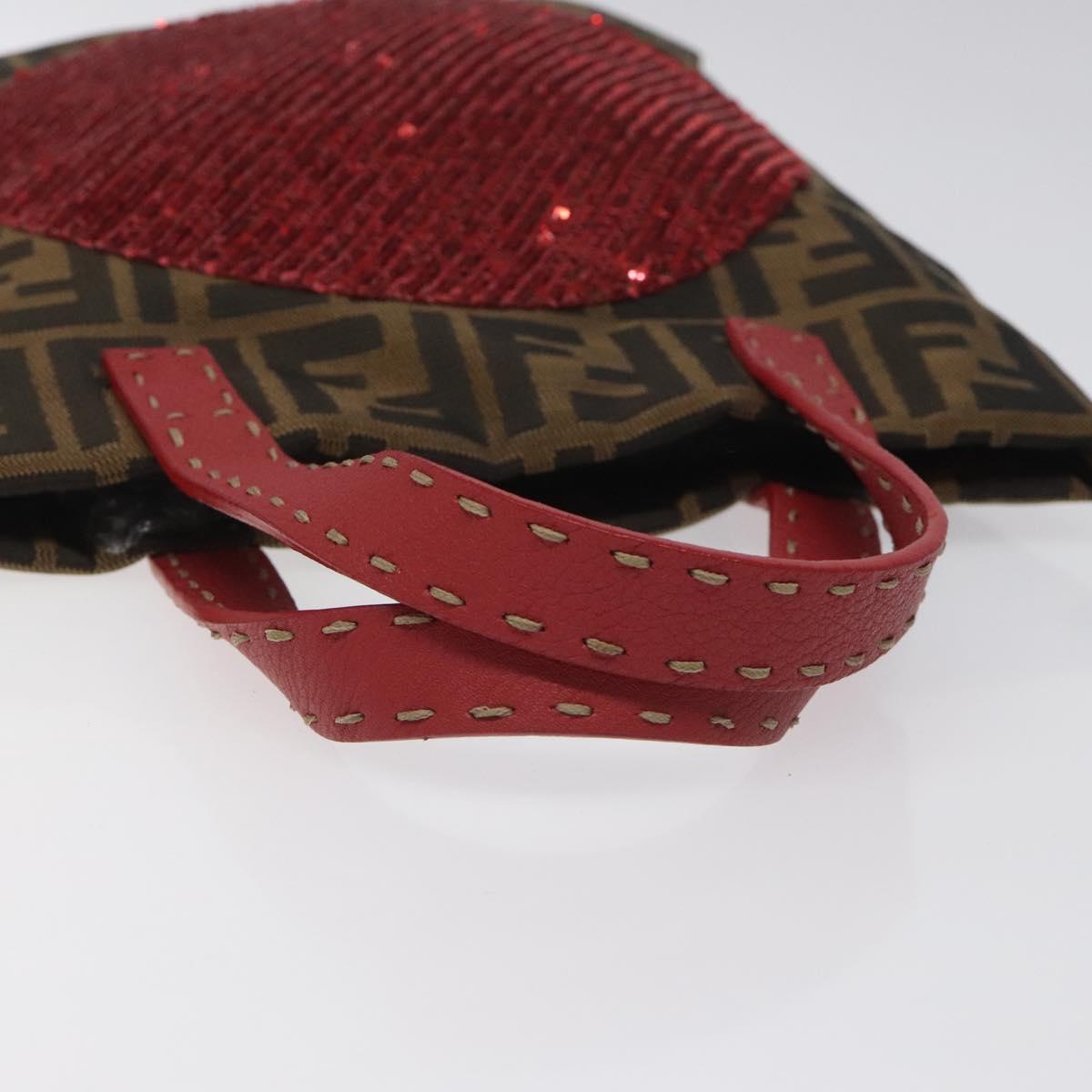 Fendi 2003 Zucca Sequin Tote Bag