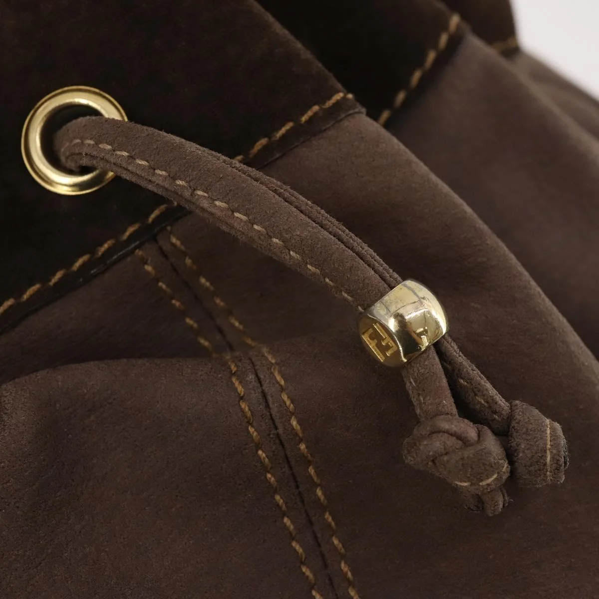 Fendi Suede Shoulder Bag