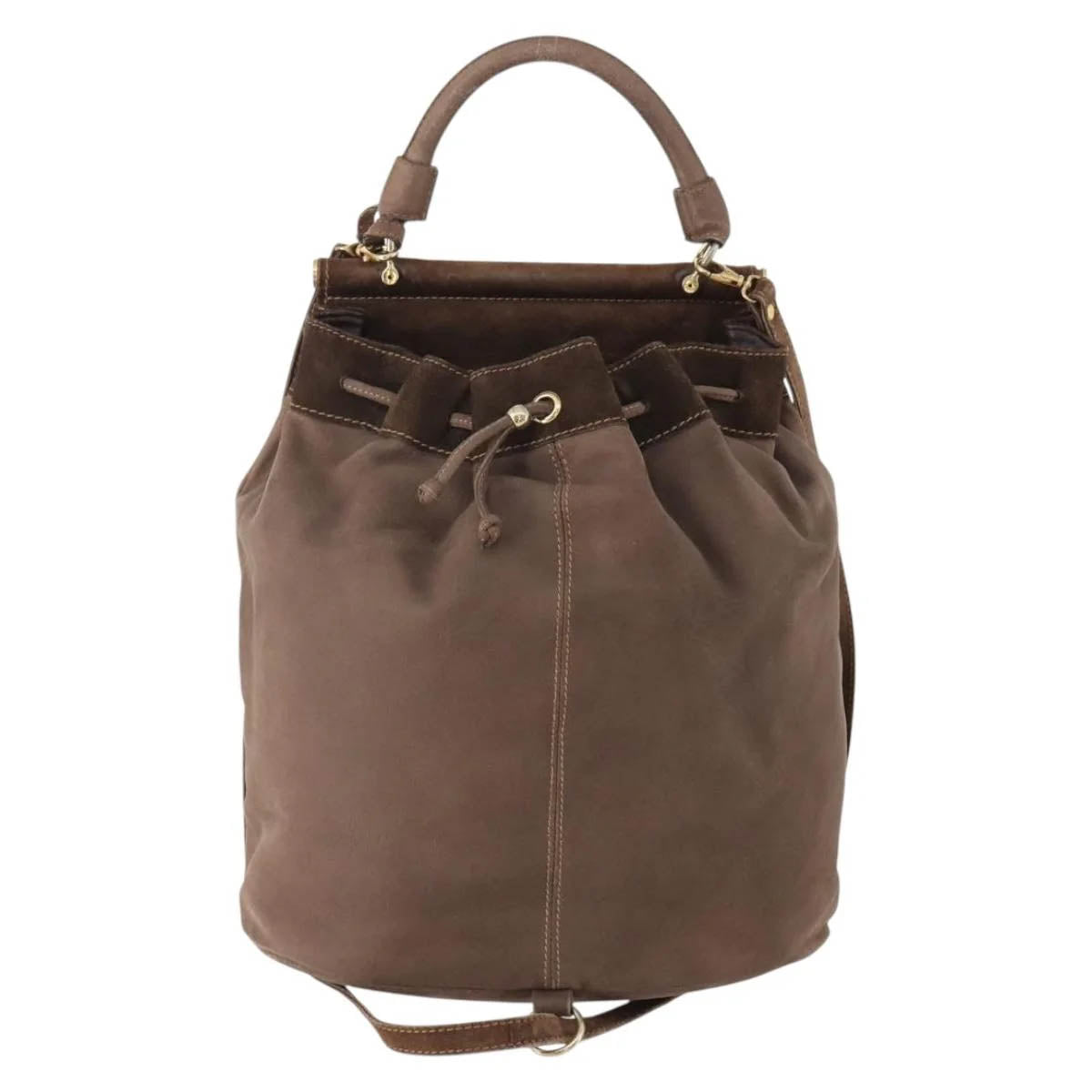 Fendi Suede Shoulder Bag