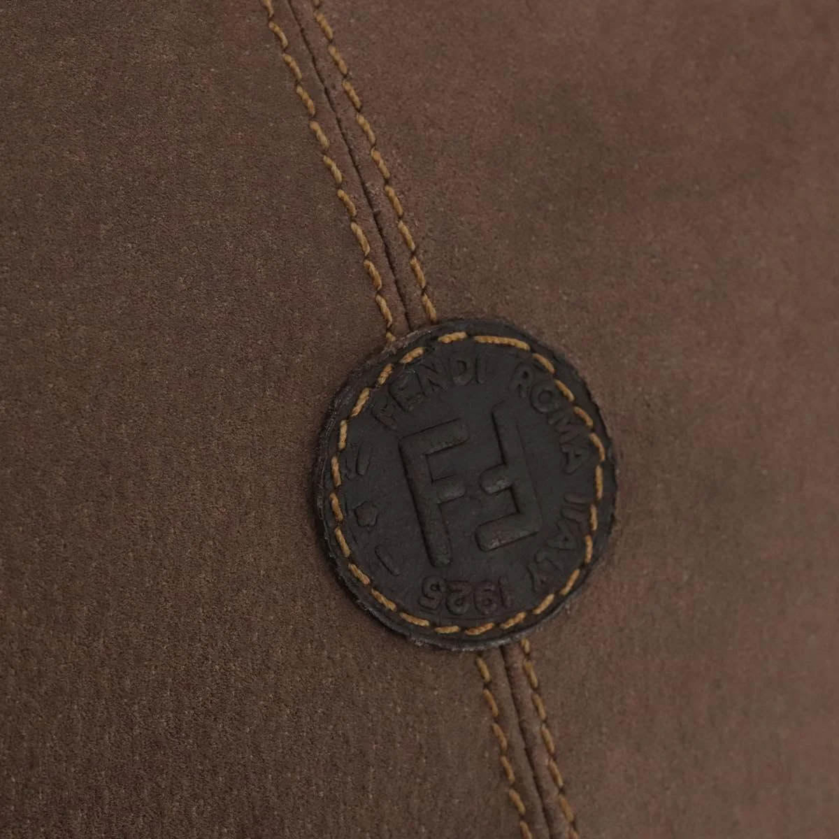 Fendi Suede Shoulder Bag