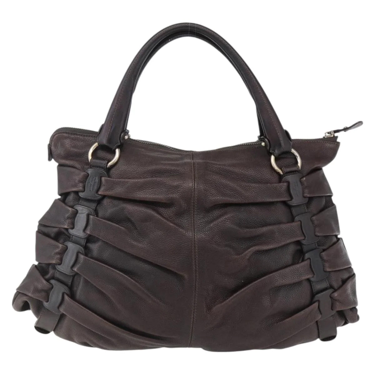Salvatore Ferragamo Ruched Shoulder Bag