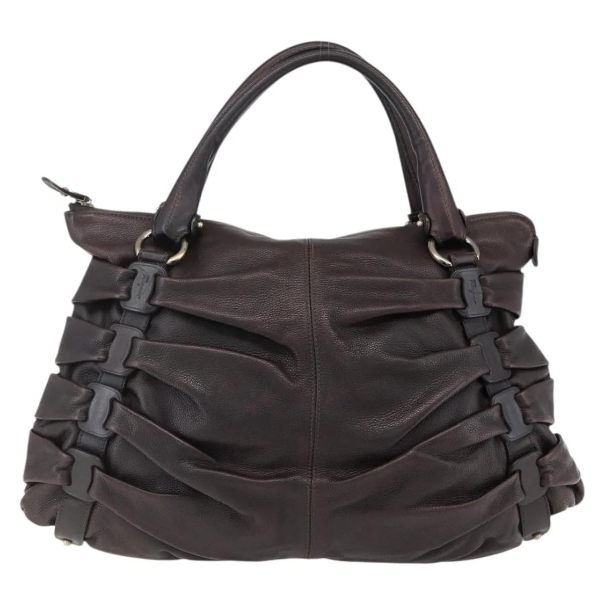 Salvatore Ferragamo Ruched Shoulder Bag