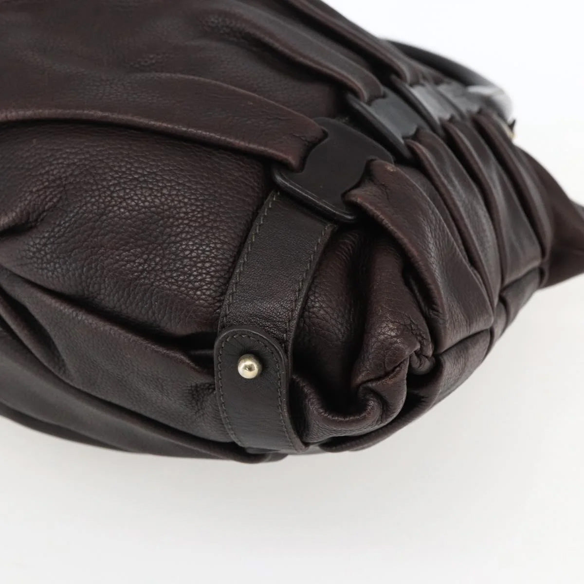 Salvatore Ferragamo Ruched Shoulder Bag