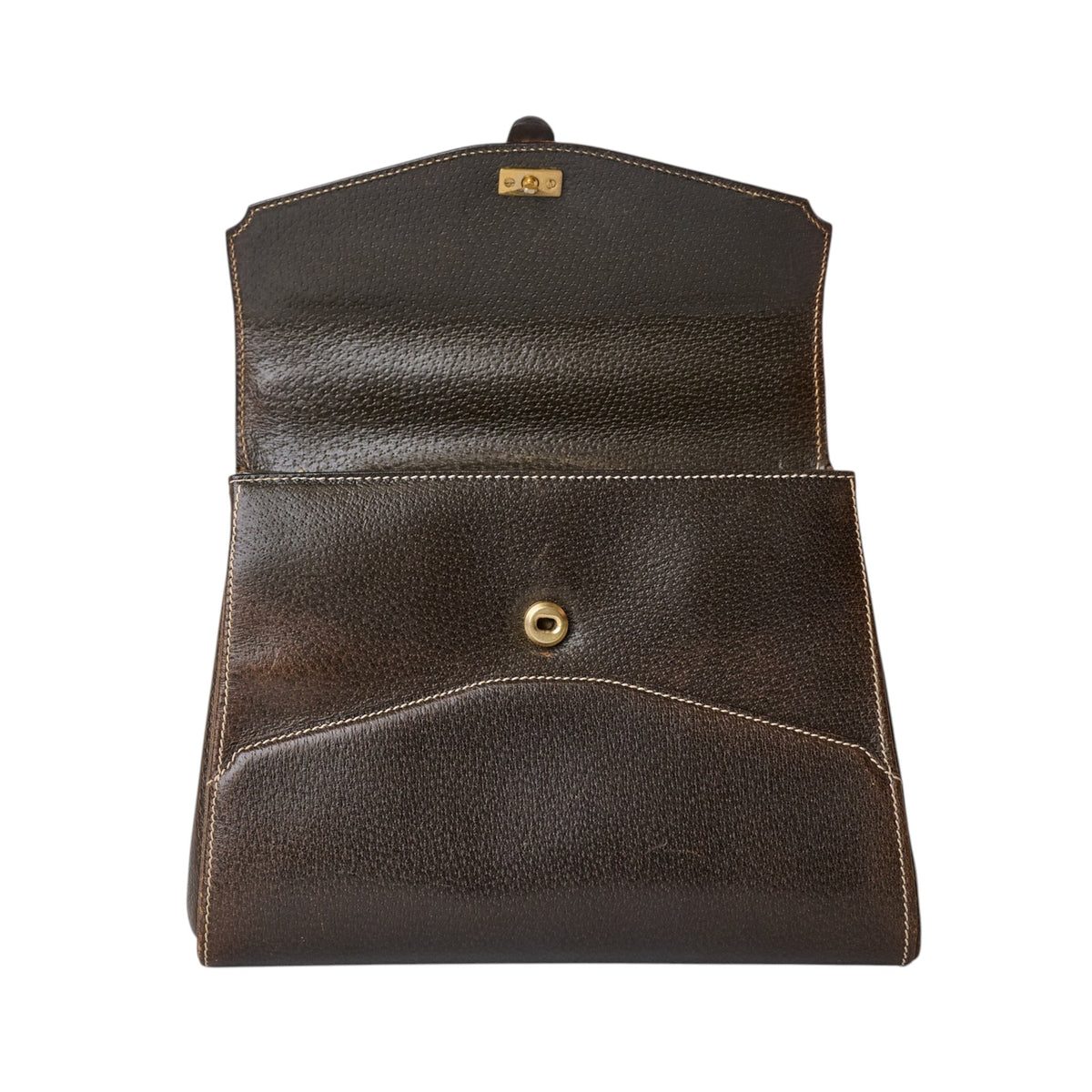 Gucci Boarskin Bamboo Top Handle Bag