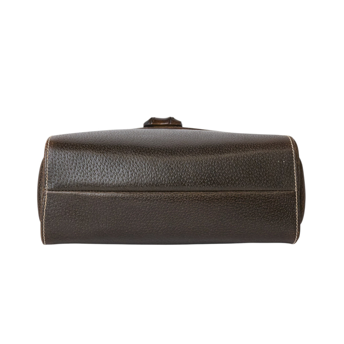 Gucci Boarskin Bamboo Top Handle Bag