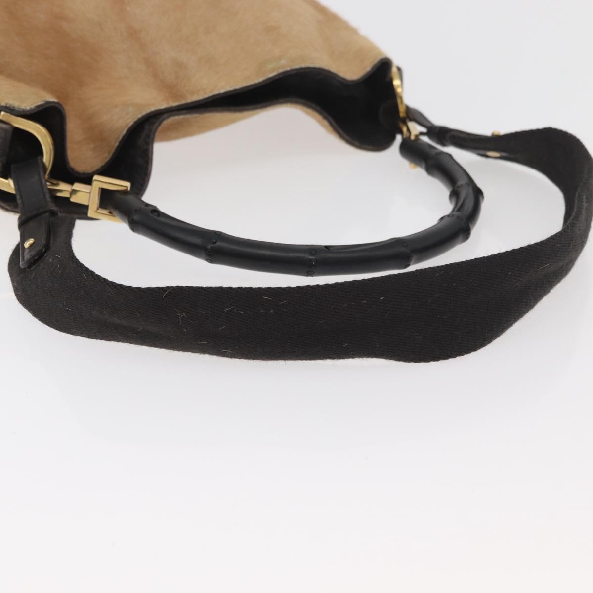 Gucci Tom Ford Era Calf Hair Bamboo 2-Way Bag