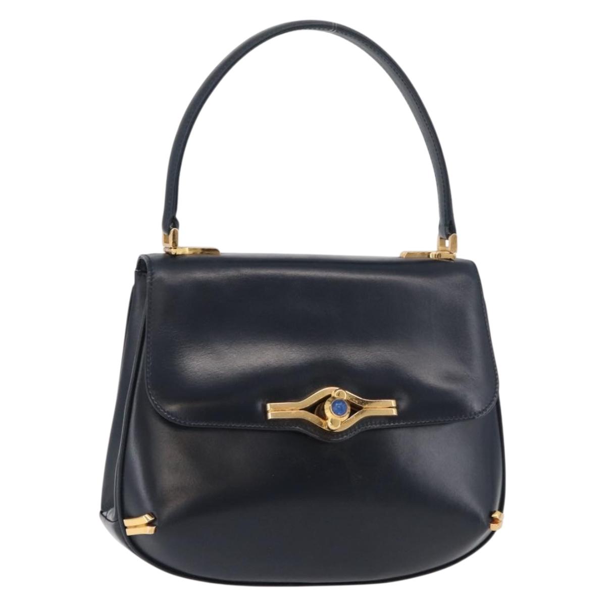 Gucci Vintage Lapis Stone Jeweled Horsebit Shoulder Bag