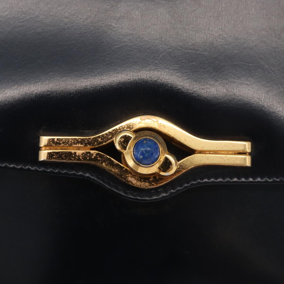 Gucci Vintage Lapis Stone Jeweled Horsebit Shoulder Bag