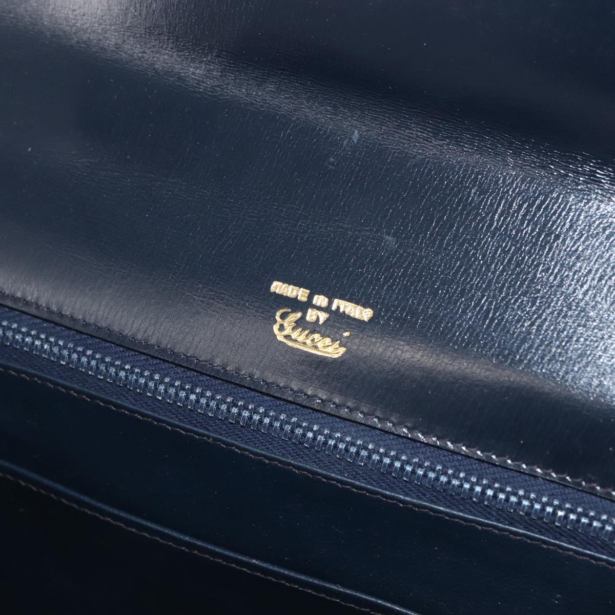Gucci Vintage Lapis Stone Jeweled Horsebit Shoulder Bag