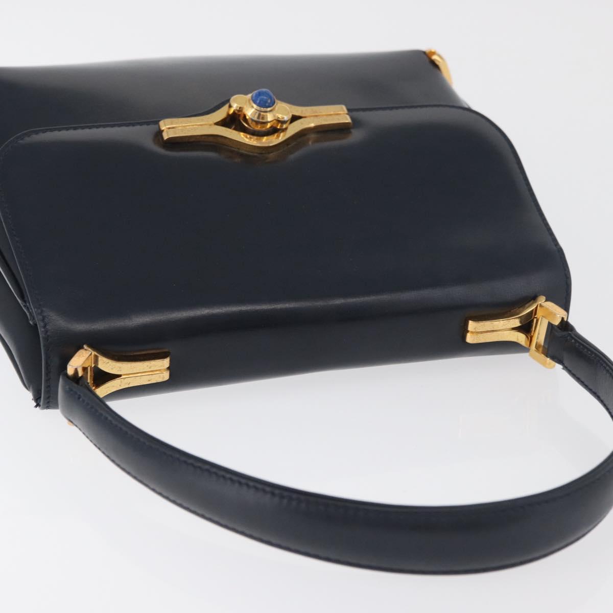 Gucci Vintage Lapis Stone Jeweled Horsebit Shoulder Bag