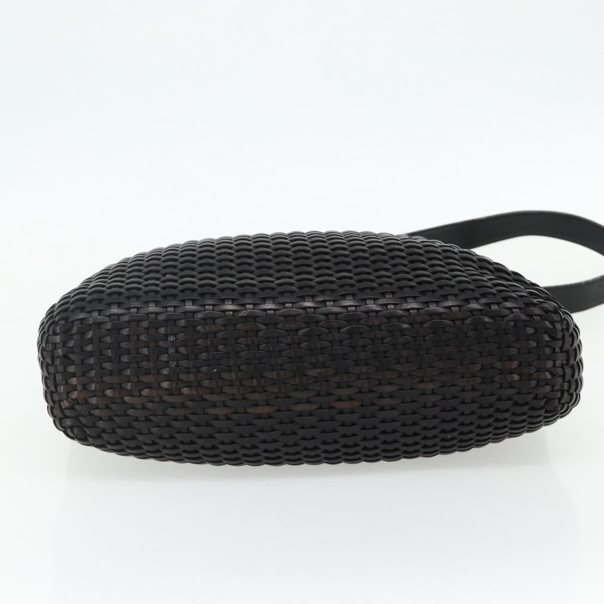Gucci Tom Ford Era Woven Leather Bamboo 2-Way Bag