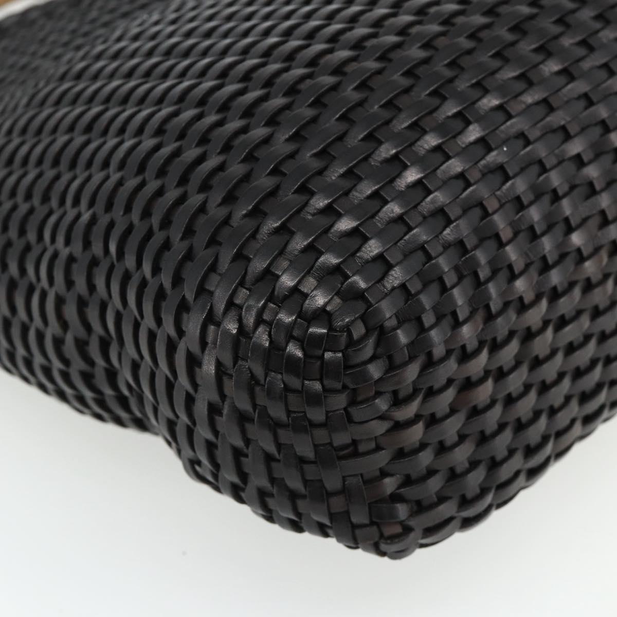 Gucci Tom Ford Era Woven Leather Bamboo 2-Way Bag