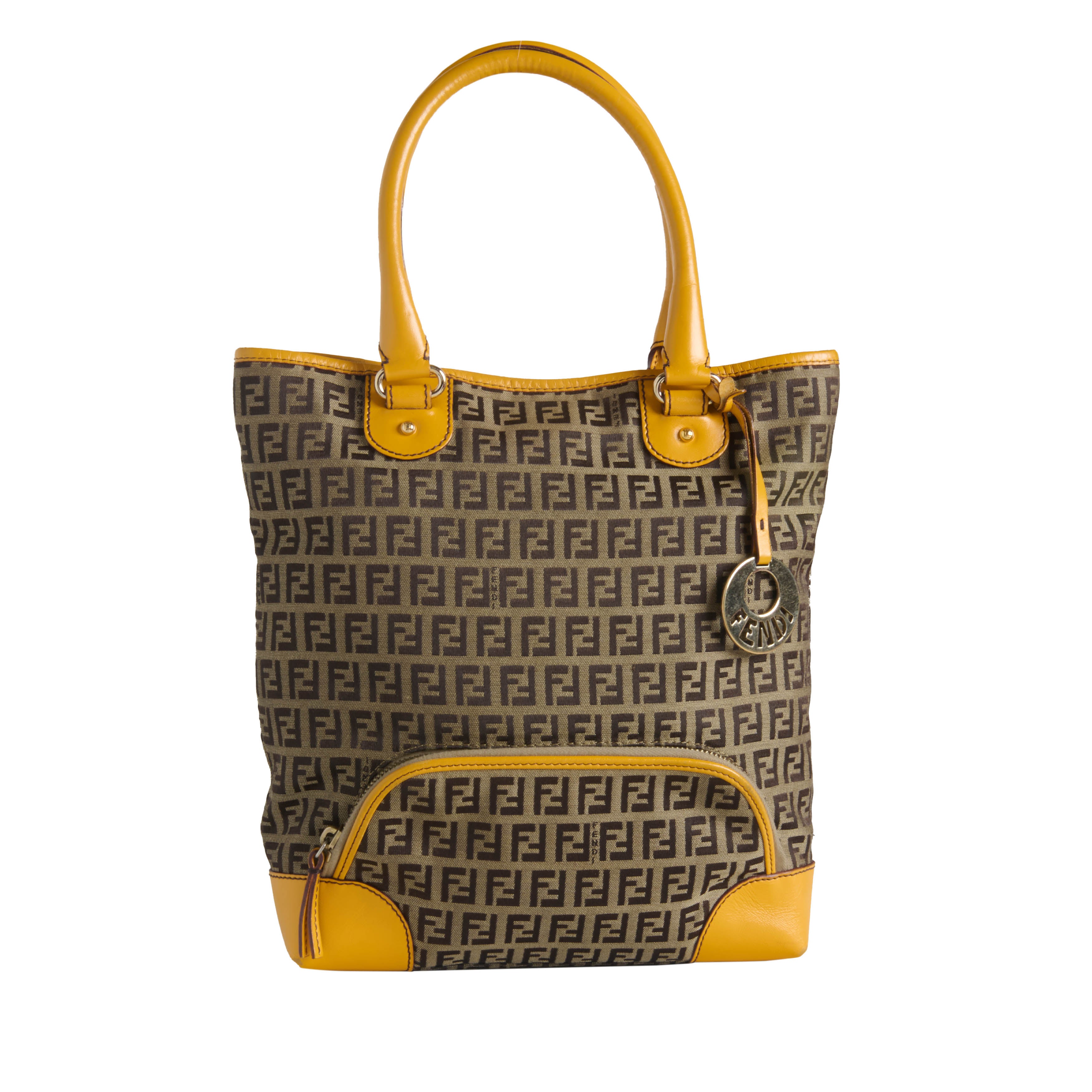 Fendi Zucca Canvas Tote Bag