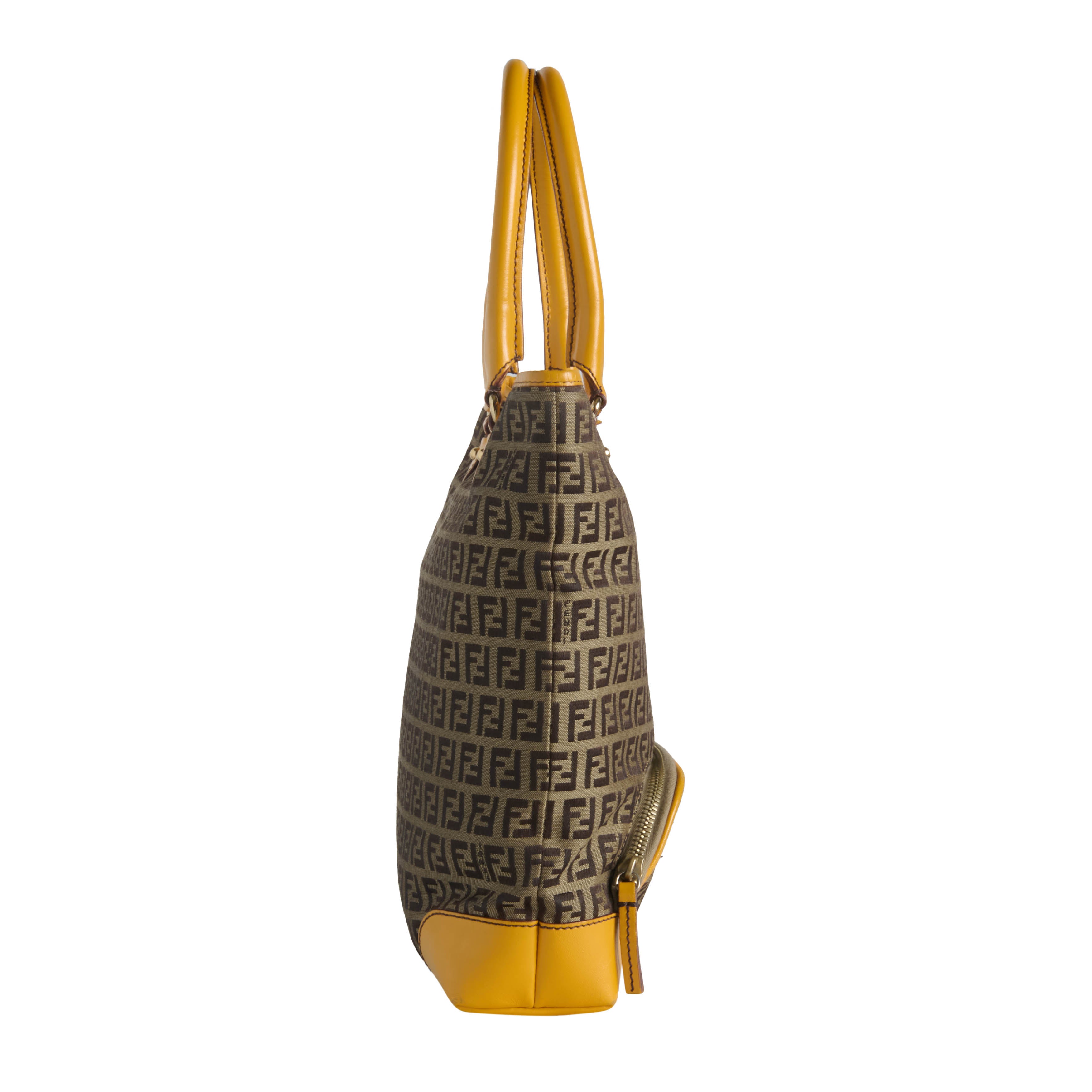 Fendi Zucca Canvas Tote Bag