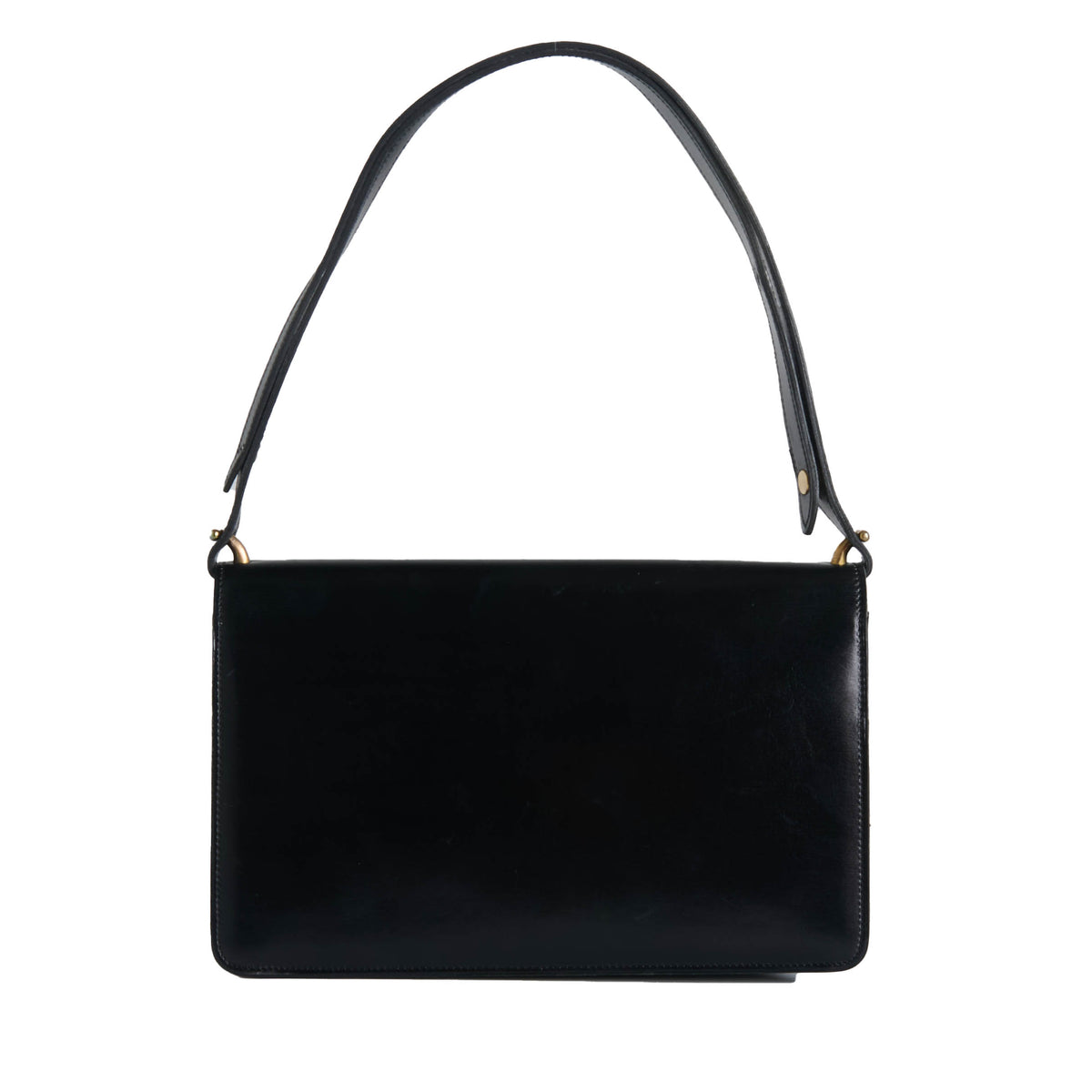 Christian Dior Black Leather Shoulder Bag
