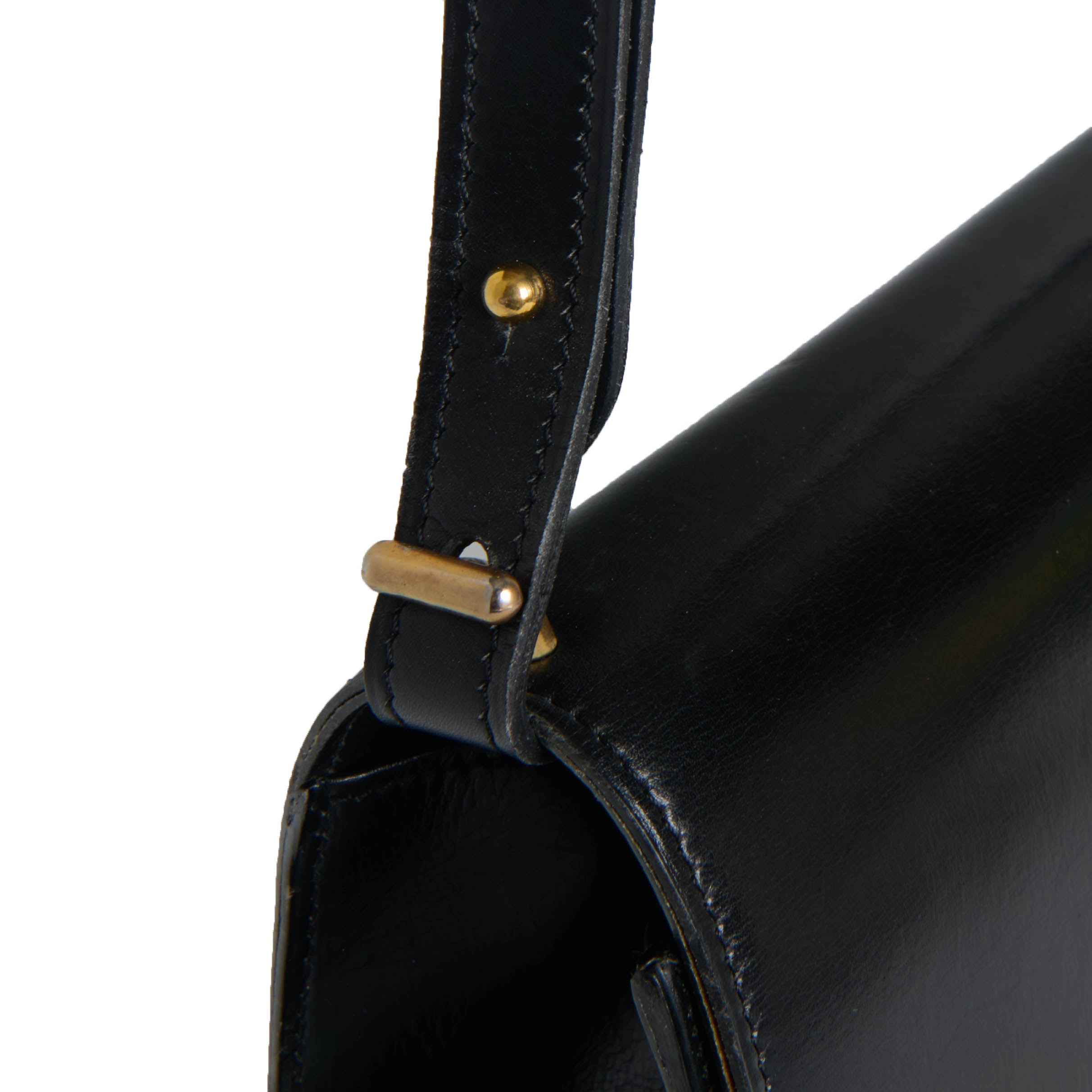 Christian Dior Black Leather Shoulder Bag