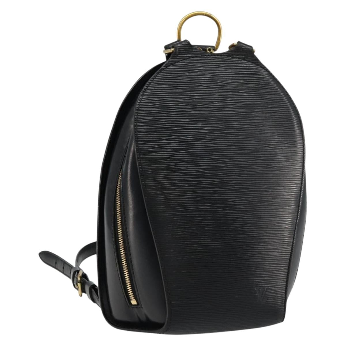Louis Vuitton Black Epi Mabillon Backpack