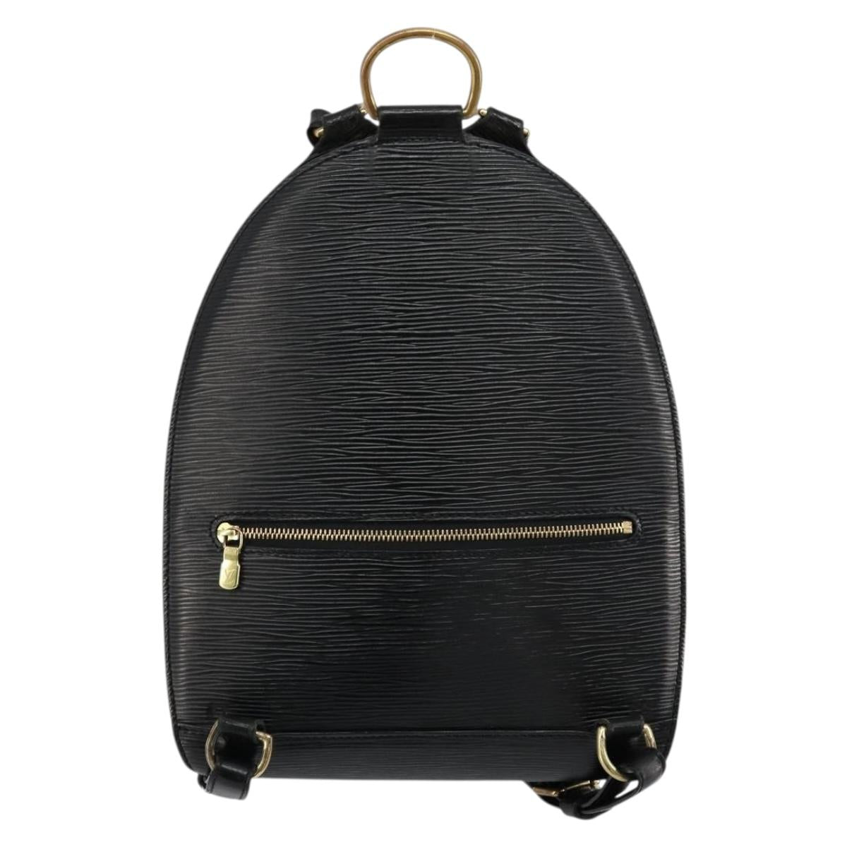 Louis Vuitton Black Epi Mabillon Backpack