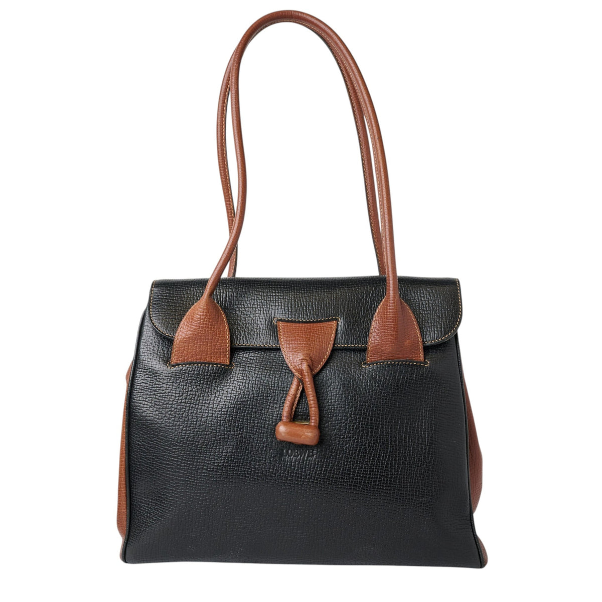 Loewe Leather Knot Shoulder Tote