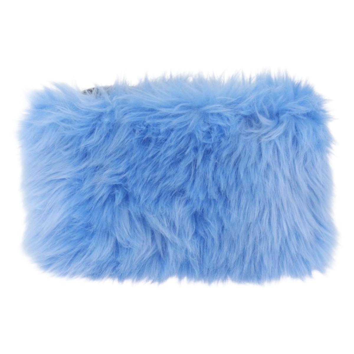 Prada Y2K Eco Pelliccia Faux Fur Wristlet
