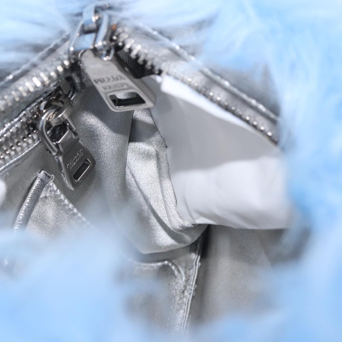 Prada Y2K Eco Pelliccia Faux Fur Wristlet