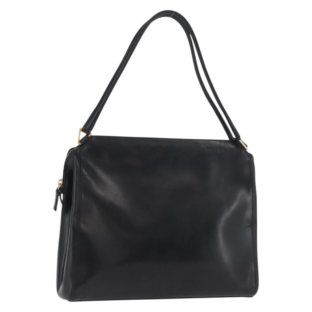 Prada Vintage 90s Vitello Chic Shoulder Bag