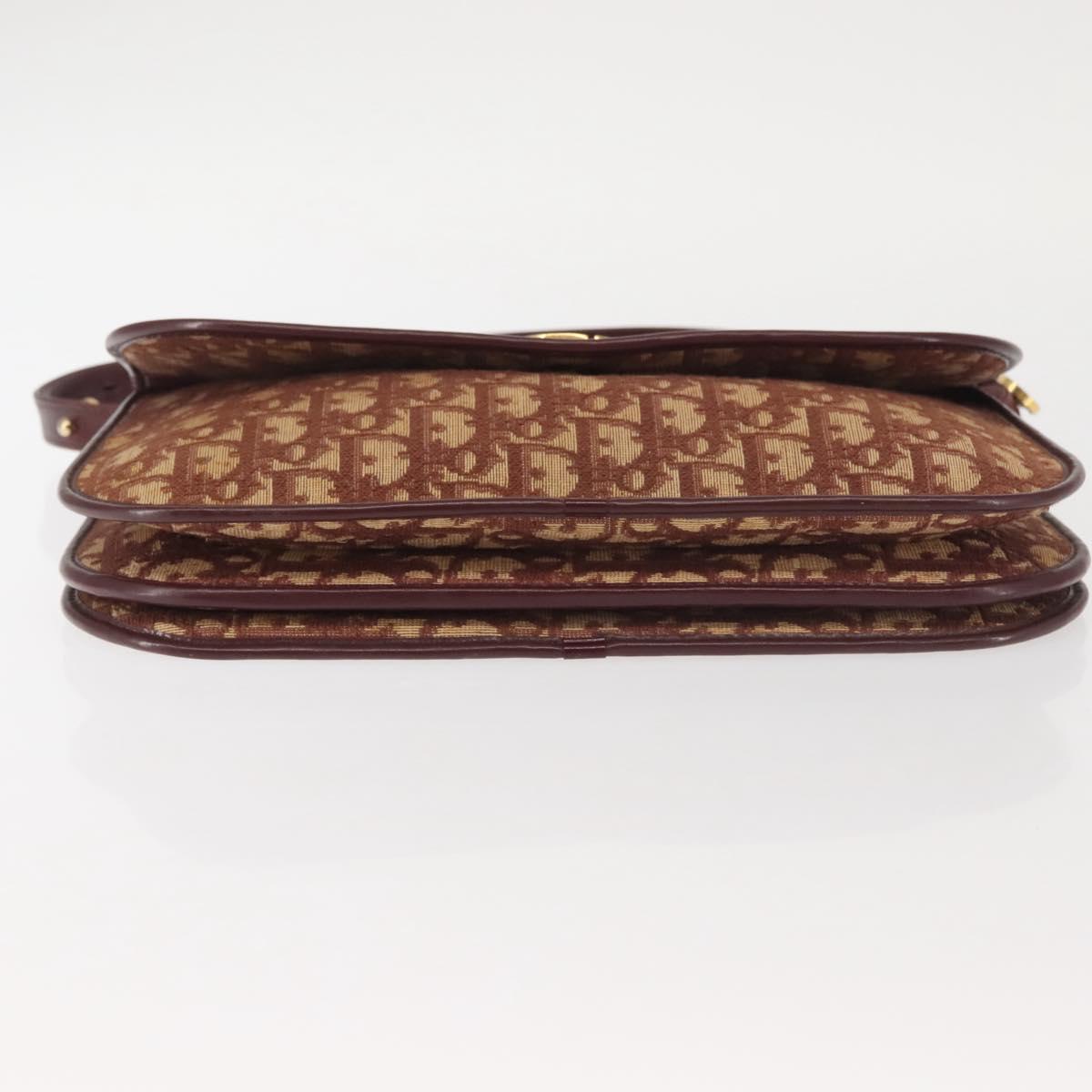 Christian Dior Burgundy Oblique Shoulder Bag