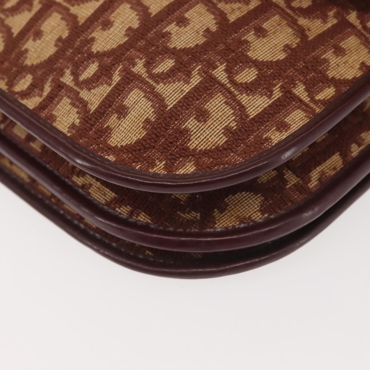 Christian Dior Burgundy Oblique Shoulder Bag