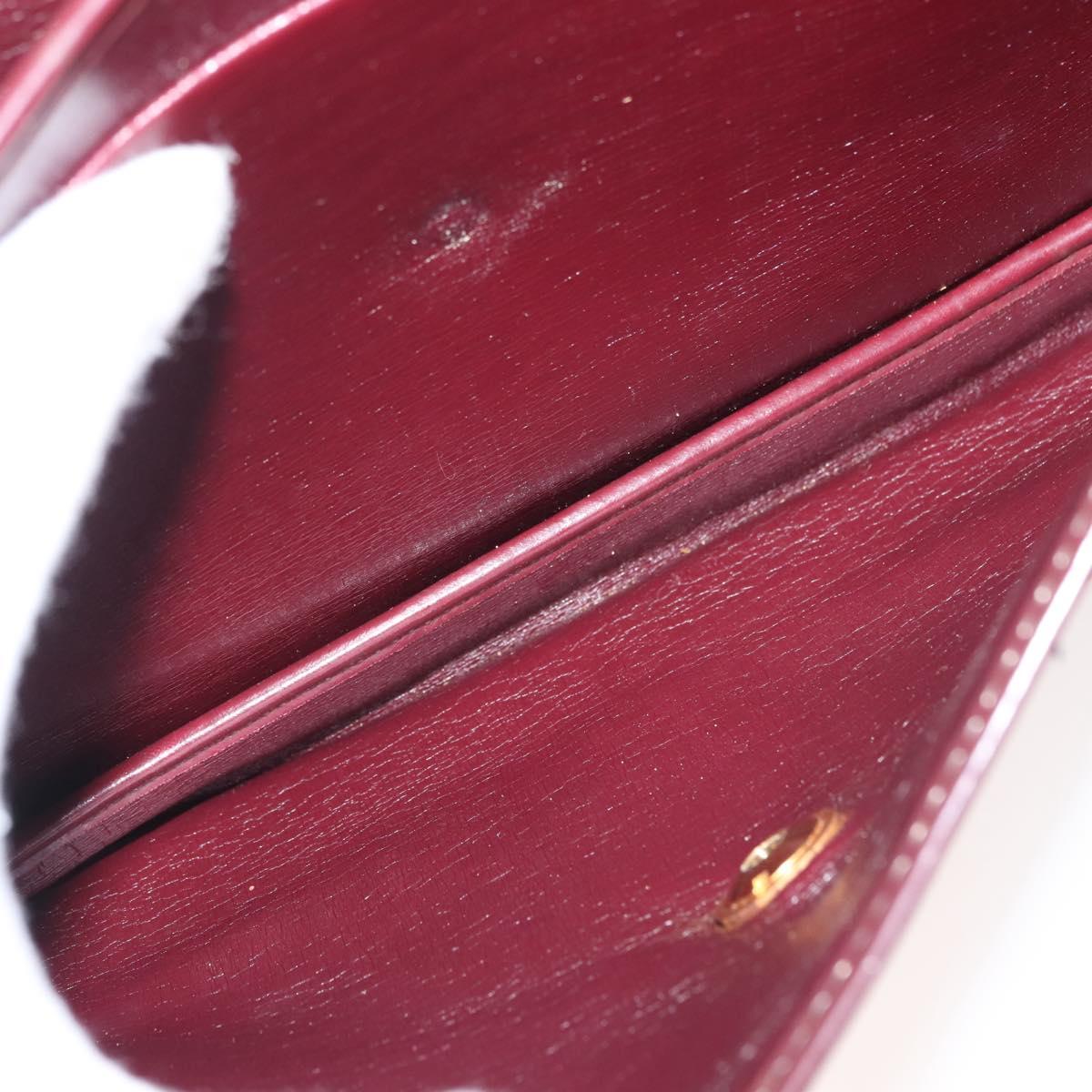 Christian Dior Burgundy Oblique Shoulder Bag