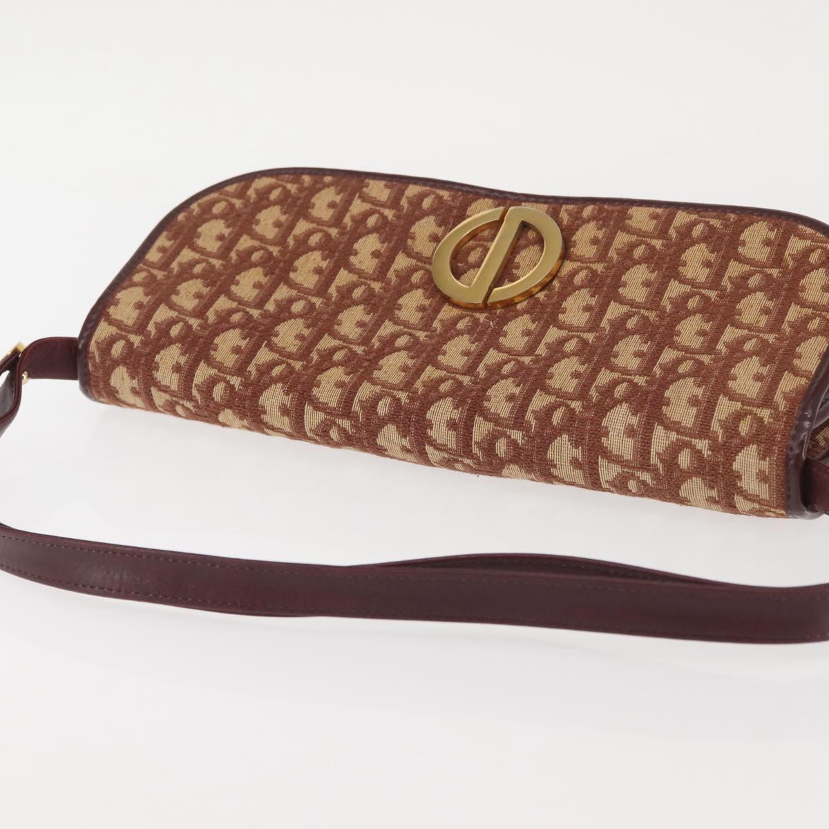 Christian Dior Burgundy Oblique Shoulder Bag