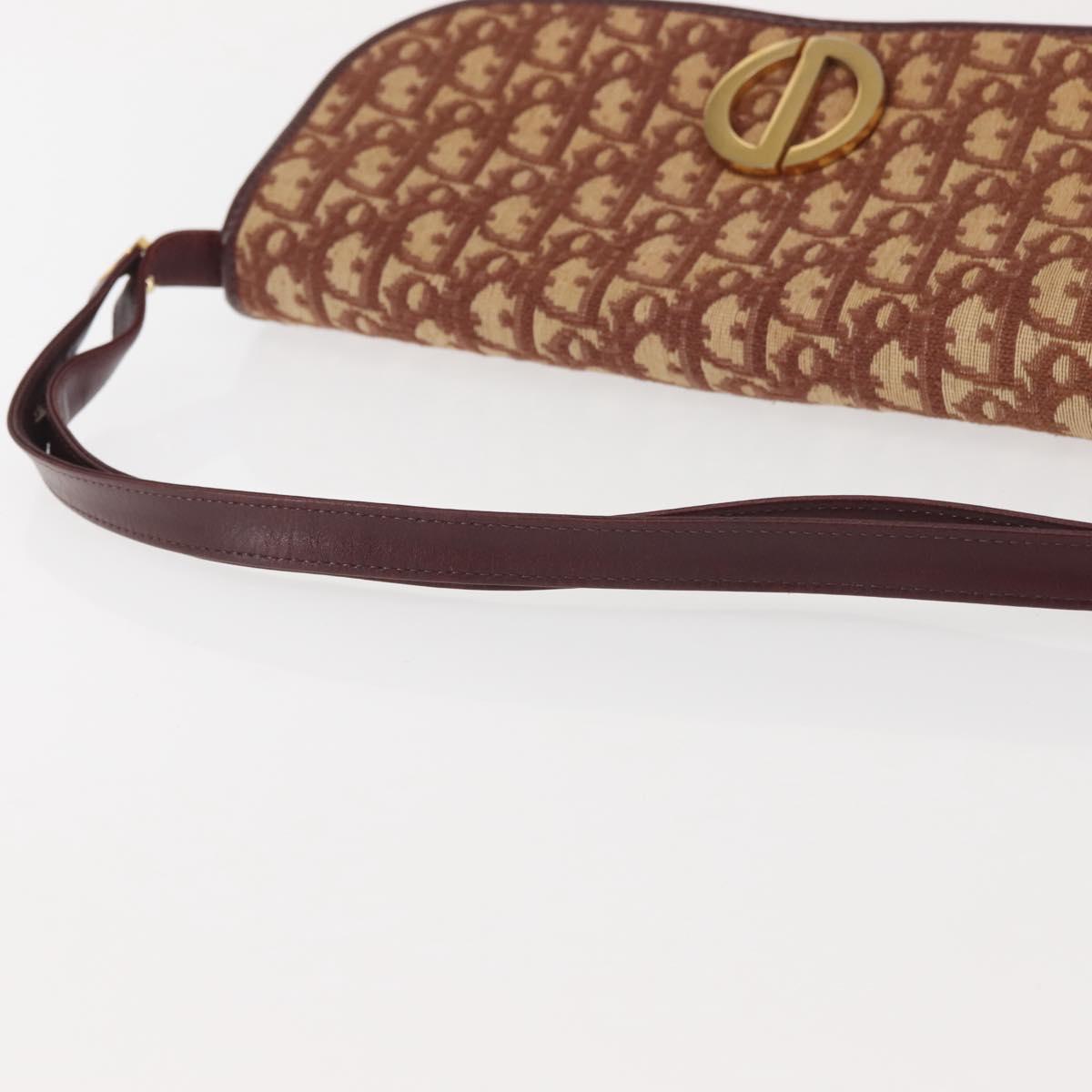 Christian Dior Burgundy Oblique Shoulder Bag
