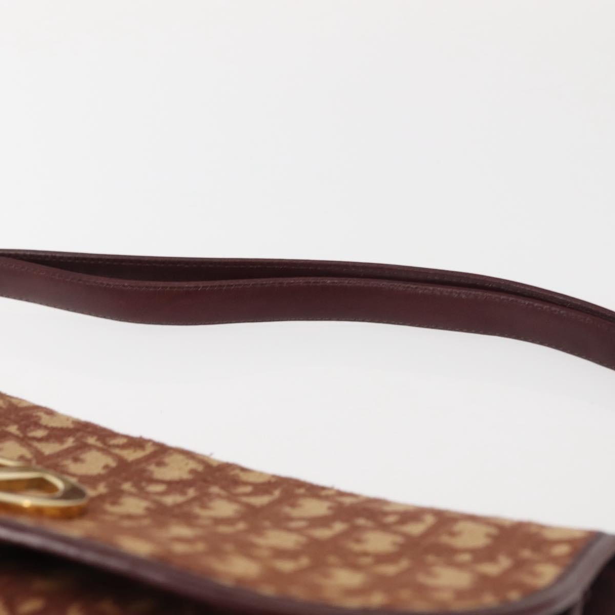 Christian Dior Burgundy Oblique Shoulder Bag