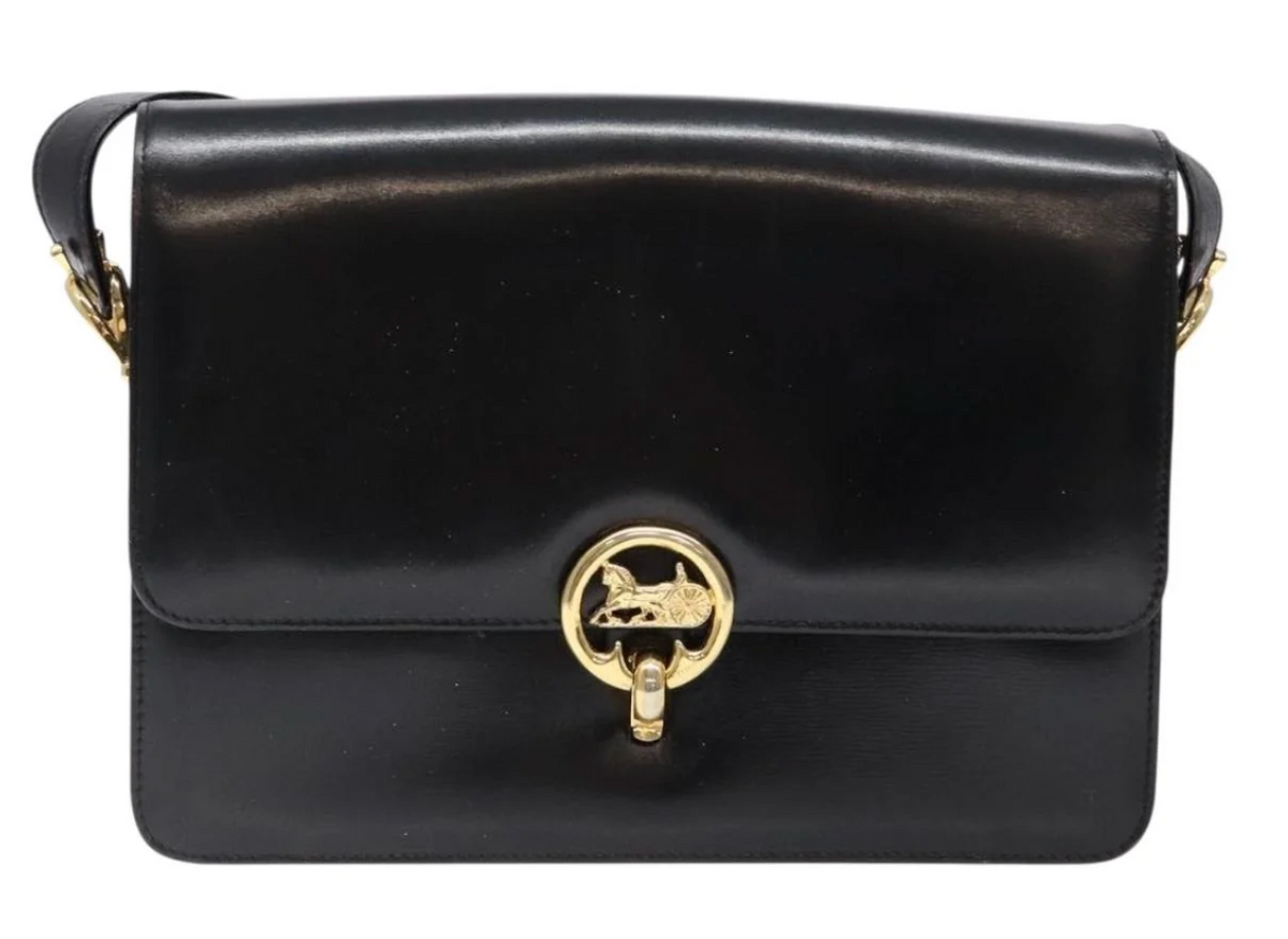 Celine Leather Horse Carriage Bag