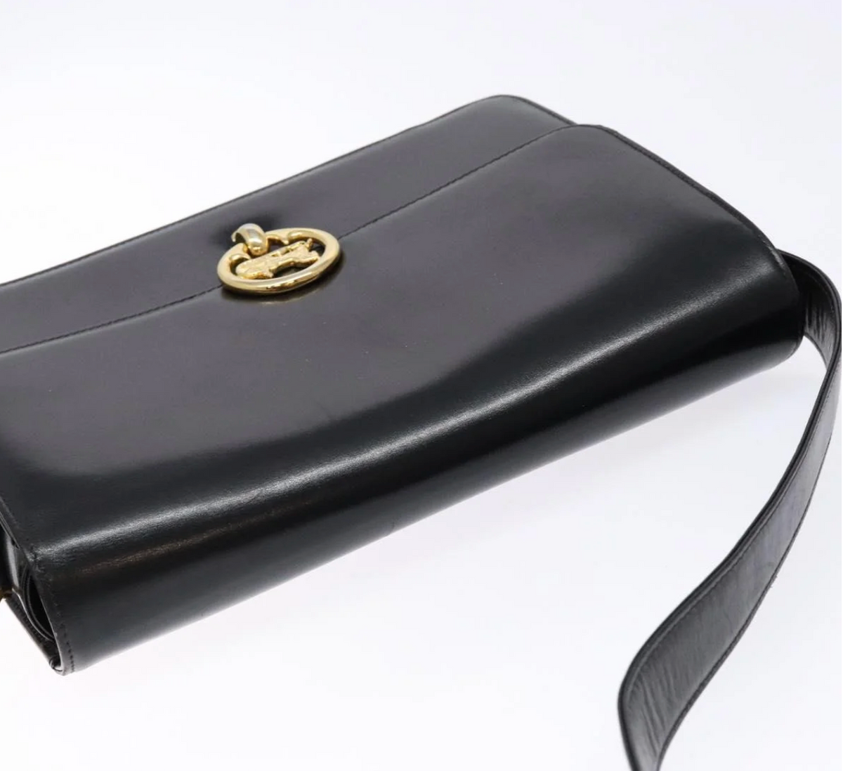 Celine Leather Horse Carriage Bag