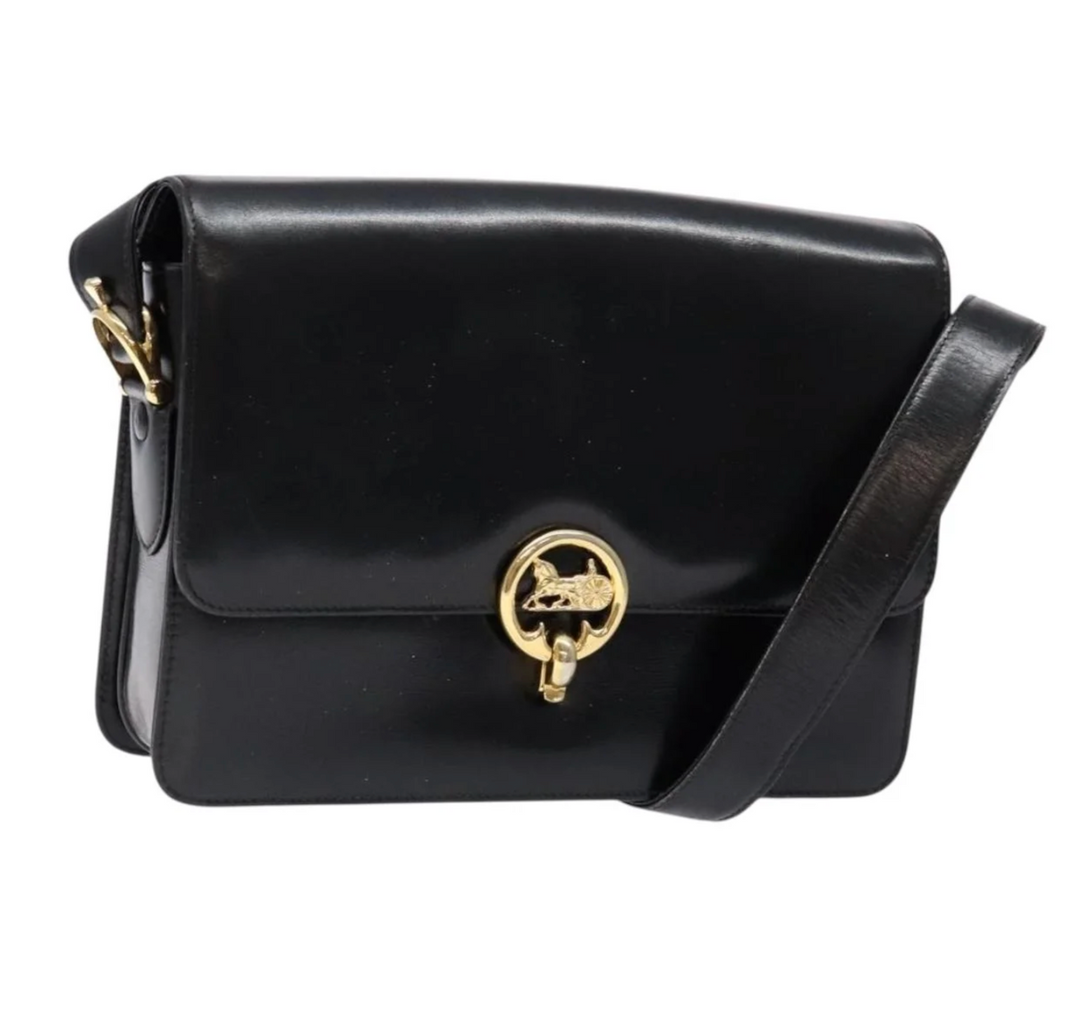 Celine Leather Horse Carriage Bag