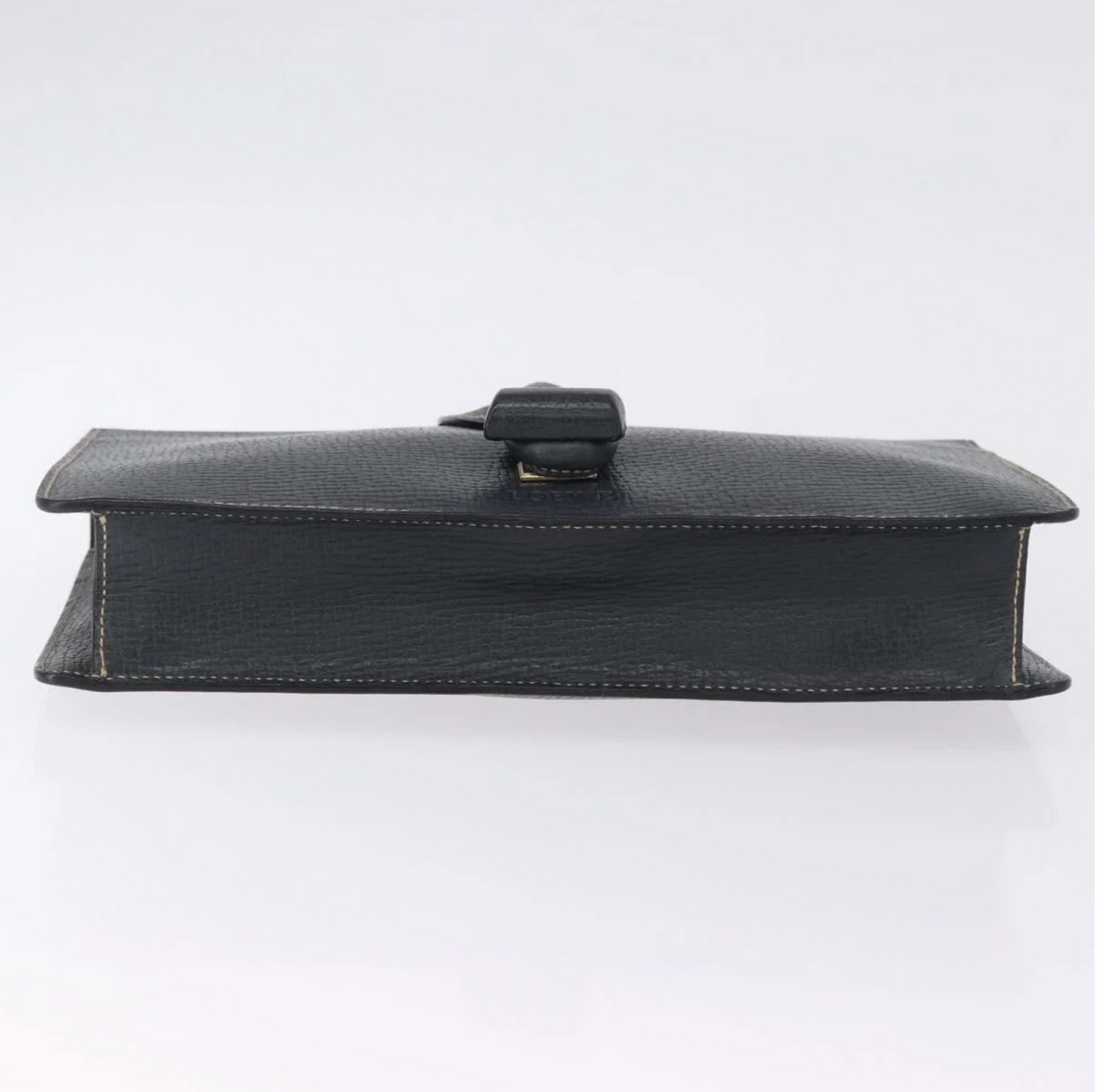Loewe Vintage Dark Green Leather Clutch