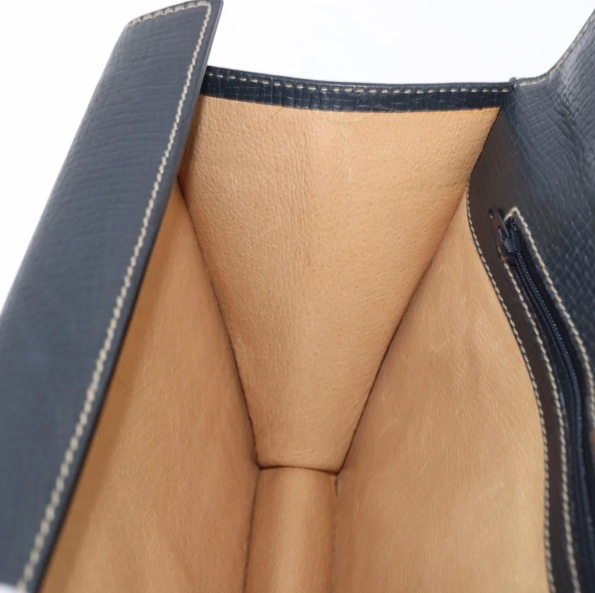 Loewe Vintage Dark Green Leather Clutch
